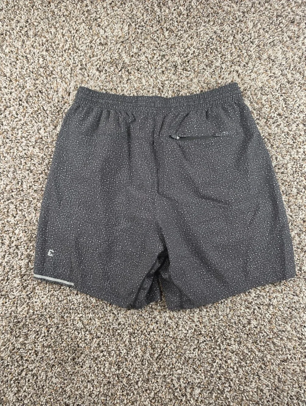 Bear Bottom Shorts Mens Sz M 7 Inch Inseam Gym Workout Black Athletic